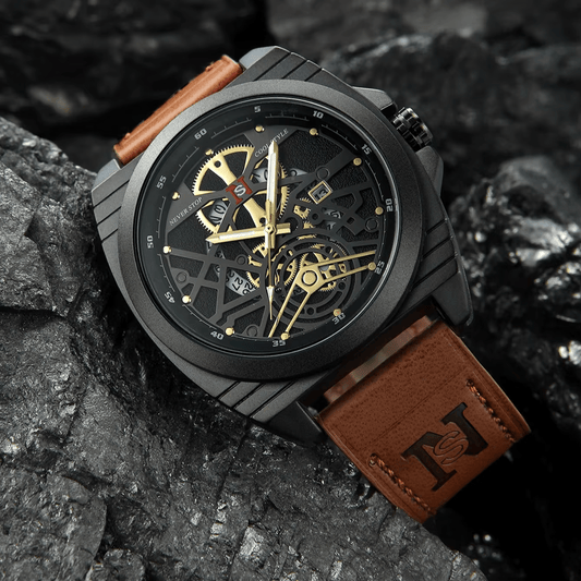 NS Luxury Calendar Quartz Watch (N927)